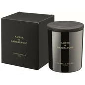 Świece - CERERIA MOLLA CM Świeca Premium 230 gr Amber and Sandalwood CM-5537 - miniaturka - grafika 1
