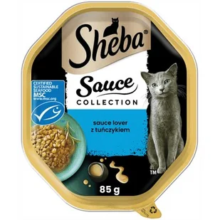 Karma dla kota SHEBA Sauce Collection Tuńczyk 85 g - Mokra karma dla kotów - miniaturka - grafika 1