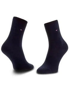 Tommy Hilfiger Zestaw 2 par wysokich skarpet damskich 371221 Granatowy - Skarpetki damskie - miniaturka - grafika 1
