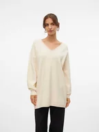 Swetry damskie - Vero Moda Sweter "Gold" w kolorze kremowym - miniaturka - grafika 1