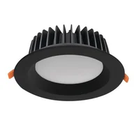 Oprawy, klosze i abażury - Oprawa downlight LED 40W TIBERI PRO 40W-940-B 3800lm barwa neutralna 4000K IP44/20 czarna 35675 - miniaturka - grafika 1