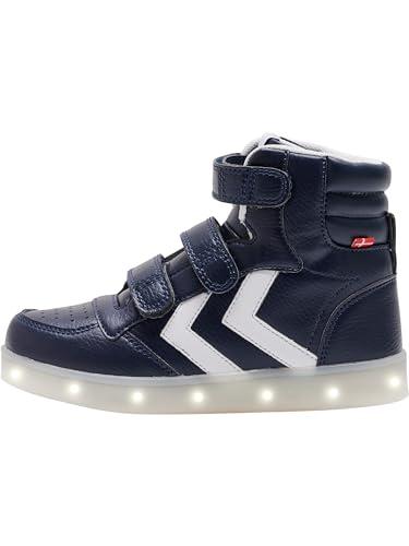 hummel Stadil Flash JR Botki, niebieskie, 0 UK, NIEBIESKI, 32 EU