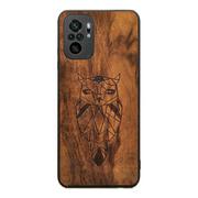 Etui i futerały do telefonów - Drewniane etui Xiaomi Redmi Note 10 Sowa Imbuia Forestzone - miniaturka - grafika 1