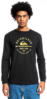 Bluzki dla chłopców - Quiksilver MW SURF LOCKUP black koszulka męska z długim rękawem - XL - grafika 1