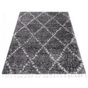 Dywany - Ciemnoszary dywan shaggy w stylu boho T6-N85 - miniaturka - grafika 1
