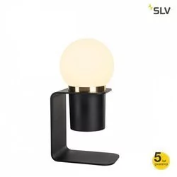 SLV Tonila lampa stołowa LED czarna/mosiądz