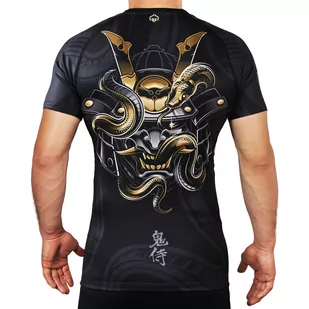 Rashguard do MMA/BJJ męski Ground Game Oni Samurai z krótkim rękawem - Kimona, stroje i obuwie - miniaturka - grafika 1