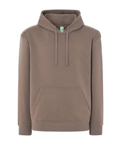 Bluza dresowa  męska z kapturem kolor brązowy roz.S - Bluzy męskie - miniaturka - grafika 1