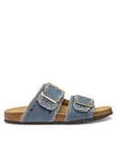 Klapki i japonki damskie - Geox Klapki D Brionia R D55Y3S 00011 C4005 Niebieski - miniaturka - grafika 1