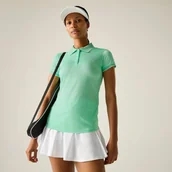 Koszulki i topy damskie - Regatta Koszulka damska polo Remex II Zielony, Rozmiar: 40 - miniaturka - grafika 1