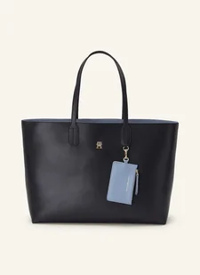 Tommy Hilfiger Torba Shopper Icon blau - Torebki damskie - miniaturka - grafika 1