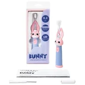 Szczoteczki do zębów dla dzieci - VITAMMY Bunny pink Szczoteczka soniczna do zębów dla dzieci 0-3 lata ze światełkiem LED i nanowłóknami - miniaturka - grafika 1