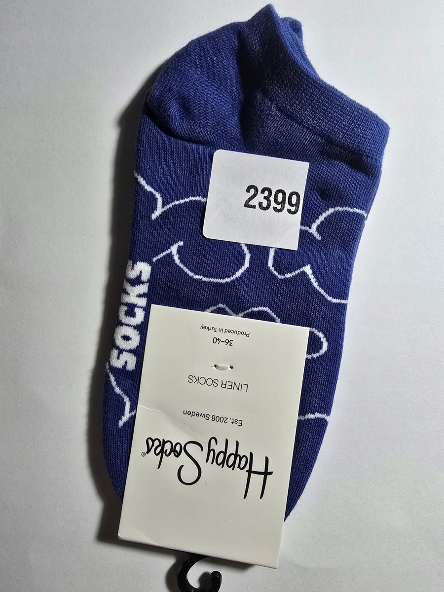 Kolorowe skarpety Happy Socks stopki unisex rozmiar 36-40 (2399)