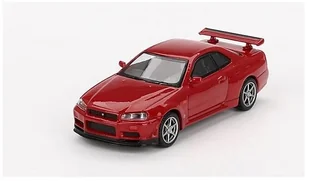 Tarmac Works Nissan Skyline Gt-R R34 V-Spec Lhd 1:64 00796-R - Samochody i pojazdy dla dzieci - miniaturka - grafika 1