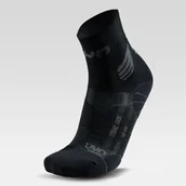 Skarpetki i podkolanówki sportowe - Skarpety UYN MAN RUN TRAIL ONE SOCKS Black/Grey - miniaturka - grafika 1