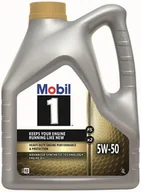 Oleje silnikowe - MOBIL 1 PEAK LIFE 5W50 4L - miniaturka - grafika 1