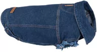 Ubranka dla psów - AMIPLAY - Kurtka dla psa DENIM granatowa 40 x 40 x 58 cm - miniaturka - grafika 1
