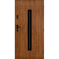 Drzwi zewnętrzne - Drzwi zewnętrzne borneo złoty dąb 80 prawe - miniaturka - grafika 1