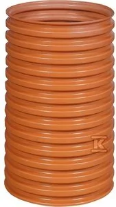 Kaczmarek Rura PP trzonowa/wznosząca DN/ID 315x1250mm SN4, korugowana bezkielichowa, kolor pomarańczowy (studnia Diamir 315) - Rury - miniaturka - grafika 1