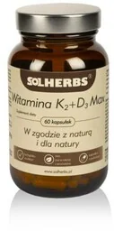 Witamina K2+D3 Max SOLHERBS - Witaminy i minerały - miniaturka - grafika 1