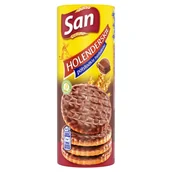 Ciastka - San Holenderskie Herbatniki półsłodkie oblane czekoladą mleczną 170 g - miniaturka - grafika 1