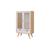 Kredensy - Kredens Malmo Meble Doktór Bejca Bielona - miniaturka - grafika 1