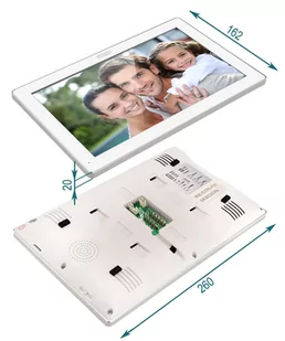 Wideodomofon 2-żyłowy 5TECH TWIN VIRGO(W)/82225A Natynk/Podtynk - Wideodomofony - miniaturka - grafika 3