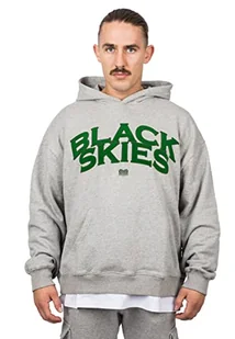 Blackskies Bluzka z kapturem o wadze ciężkiej Oversize | Streetwear Luxury Sweers Men's Ladies Sweter Sweter z stadem, Bluza z kapturem Szary-Grün, L - Bluzki damskie - miniaturka - grafika 1
