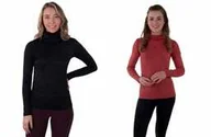Koszulki jeździeckie - Bluzka termiczna damska Florine AW 22/23 - QHP - miniaturka - grafika 1