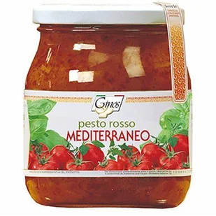 Pesto pomidorowe Pesto rosso Mediterraneo 520g - Ginos - Pasztet i przetwory mięsne - miniaturka - grafika 1