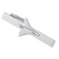 Spinki do mankietów i krawatów - Spinka do krawata Odrzutowiec X2 T03 - miniaturka - grafika 1
