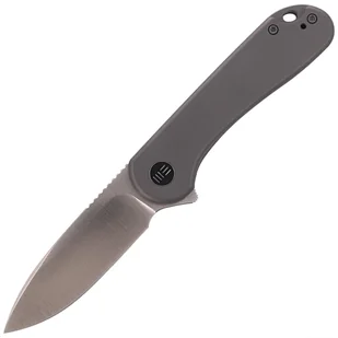 Nóż składany WE Knife Elementum Gray Titanium, Satin CPM 20CV (WE18062X-1) - Noże - miniaturka - grafika 1