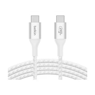 240W BRAIDED C-C CABLE 2M WHT/ - Kable USB - miniaturka - grafika 1