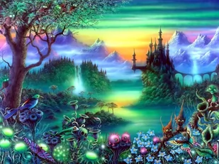 Malowanie po numerach Mroczny las 40x50cm 1006971 - Malowanie po numerach - miniaturka - grafika 1