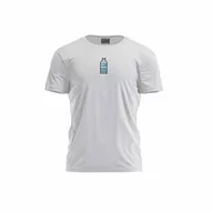 Koszulki męskie - Bona Basics, Cyfrowy nadruk, męski T-shirt basic,%70% bawełna%30 poliester, szary, casualowy, męskie topy, rozmiar: S, szary, S - miniaturka - grafika 1