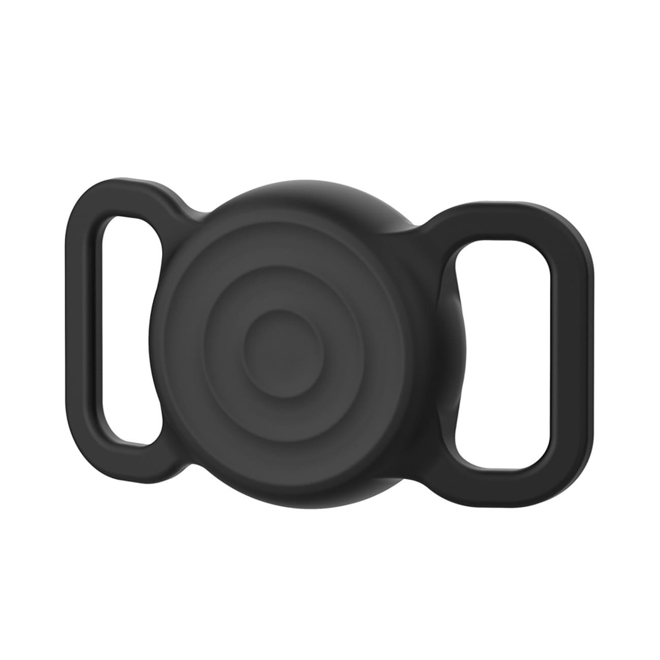 Etui na lokalizator AirTag na obrożę psa kota silikonowe wodoodporne - czarne