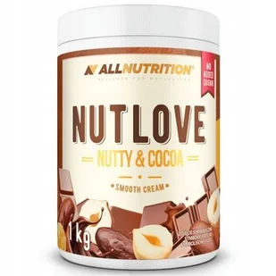 Allnutrition Nutlove Nutty & Cocoa 1000G Krem Czekoladowo-Orzechowy Fit 1Kg - Słodkie kremy i masła - miniaturka - grafika 1