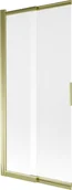Parawany nawannowe - Mexen Fox parawan nawannowy 2-skrzydłowy przesuwny 85 x 150 cm, szron, złoty - 891-085-002-50-30 - miniaturka - grafika 1
