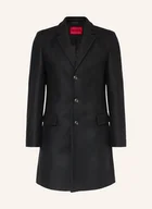 Płaszcze damskie - Hugo Płaszcz Wełniany Migor schwarz - miniaturka - grafika 1