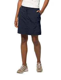 Jack Wolfskin Damski Kalahari Skort w Rock, Night Blue, 36, Niebieski (Night Blue), 36 - Sukienki i spódnice sportowe - miniaturka - grafika 1