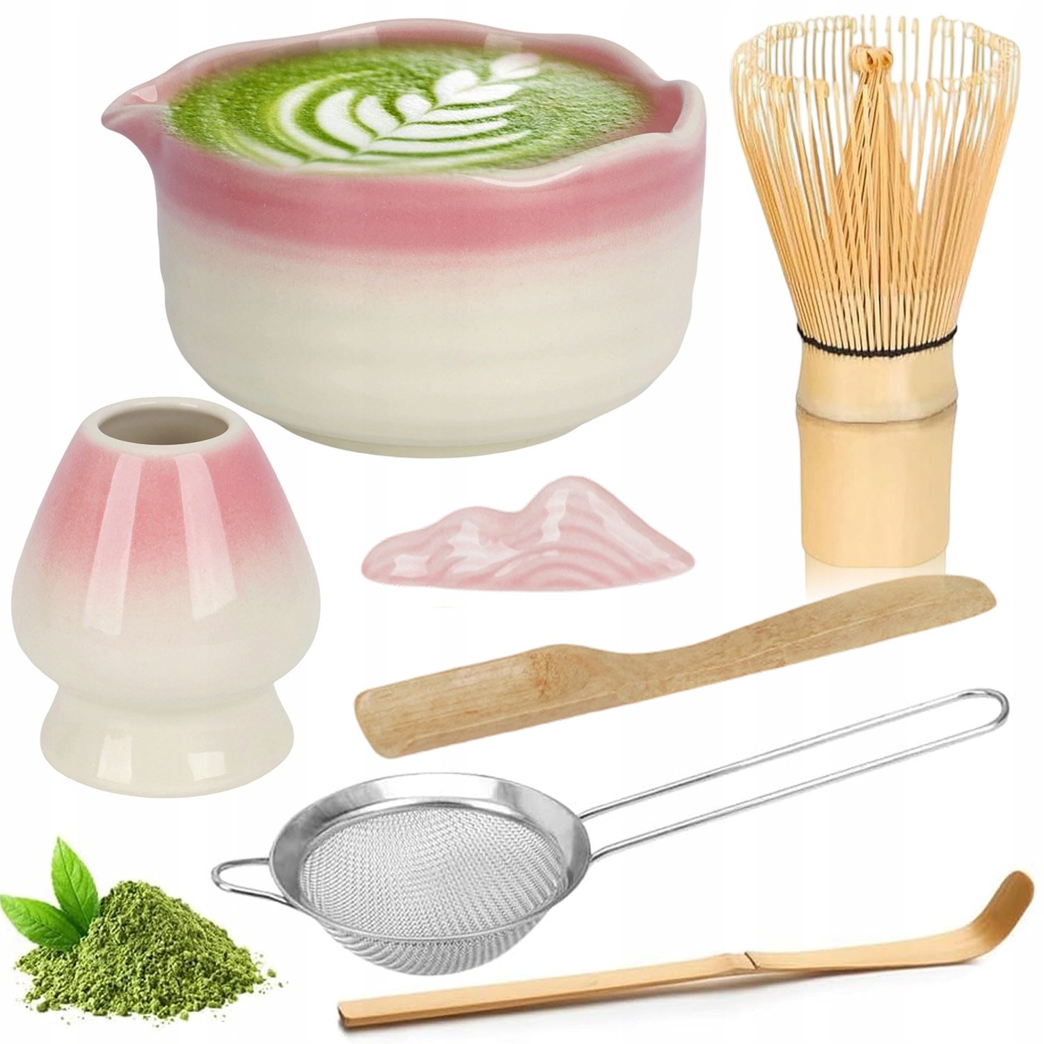 Zestaw Do Herbaty Matcha Narzędzie Do Matchy Trwałe Ceramicznym