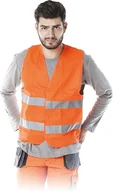 Odzież robocza - Reis, Kamizelka ostrzegawcza, pomarańczowy, rozmiar 7XL - miniaturka - grafika 1