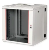 Szafy rack - ROLINE 19-calowa obudowa naścienna Pro 12 U, 600x600 WxD, dwuczęściowa, obrotowa, szara 26.21.0012 - miniaturka - grafika 1