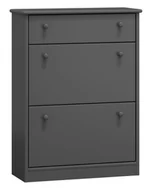 Dom i wnętrze OUTLET - Outlet - Szafka na buty sosnowa nr4 szara - miniaturka - grafika 1