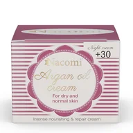 Kremy do twarzy - Nacomi Argan Oil Cream Arganowy krem na noc z kwasem hialuronowym 30+ 50ml 0000058816 - miniaturka - grafika 1