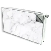 Dekoracje domu - magnes mata magnetyczna kaloryfer dekor biały marmur - miniaturka - grafika 1