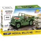 Zabawki konstrukcyjne - HC WWII Medical Willys MB 130 elementów Cobi - miniaturka - grafika 1