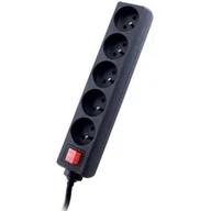 Listwy zasilające - Tracer Listwa (przedluzacz) Power Patrol 1.8 m Black (5 gniazd) (TRALIS20731) - miniaturka - grafika 1