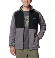 Bluzy męskie - Polar męski Columbia Sage Peak Full Zip Fleece-City Grey Black XL - miniaturka - grafika 1