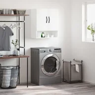 Szafki na klucze - vidaXL Szafka wisząca, biała, 60x31x70 cm, materiał drewnopochodny - miniaturka - grafika 1